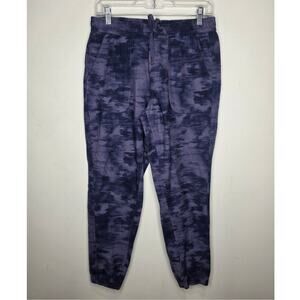 Athleta blue tie dye cotton farallon printed jogger - 6